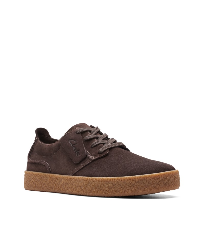 Clarks - Streethill Lace Dark Brown Suede